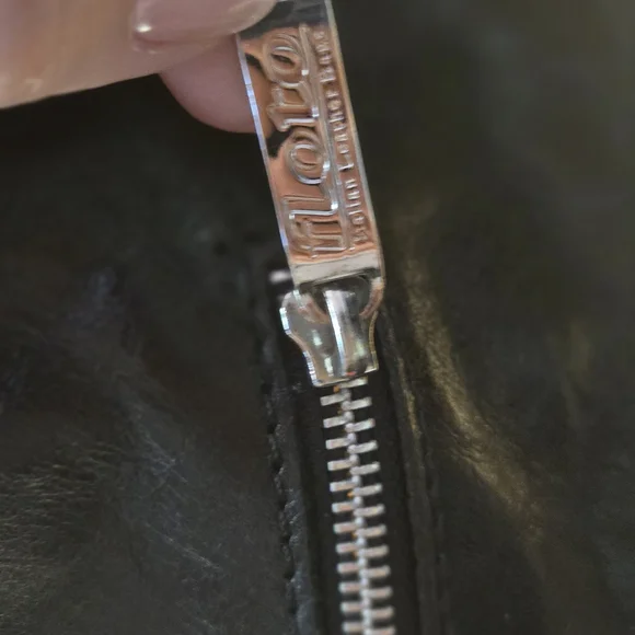 Floto Black Leather Tavoli Style NWT - Picture 3 of 11